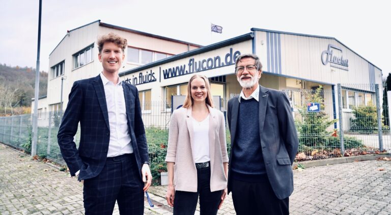 flucon Geschaeftsfuehrung Simon Hausner Johanna Hausner ihr Vater Dr. Berthold Bode