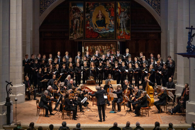 Chor der Ev. Hochschule fuer Kirchenmusik Halle unter der Leitung von Prof. Peter Kopp © Foto David Nuglisch