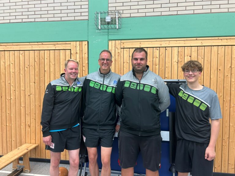 TTC Foerste II nach dem Spiel gegen SCW Goettingen