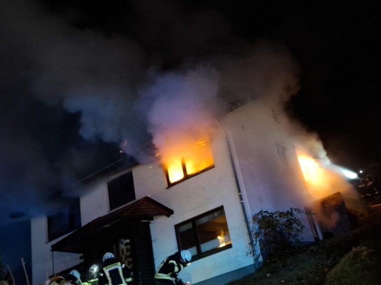 Wohnhausbrand in Lerbach