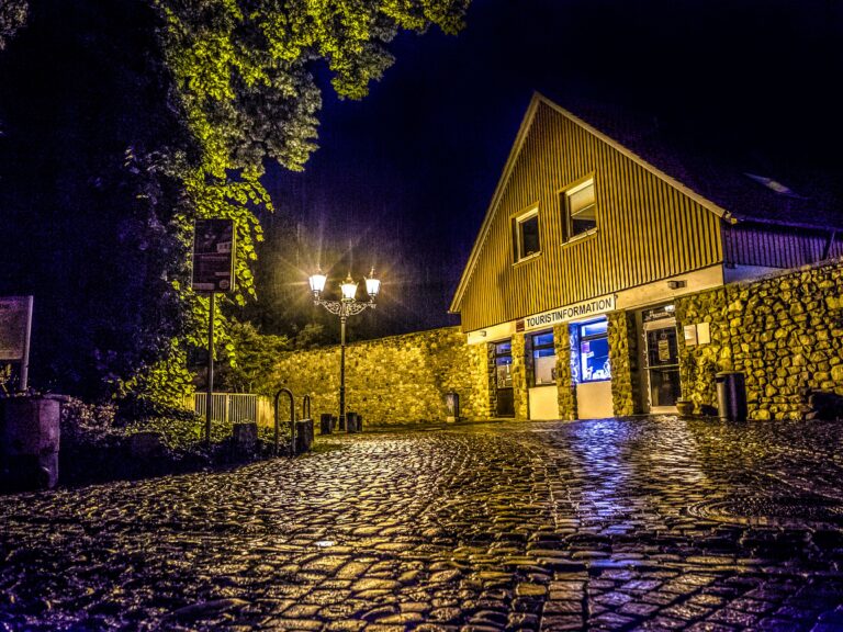 Touristinformation Abendstimmung