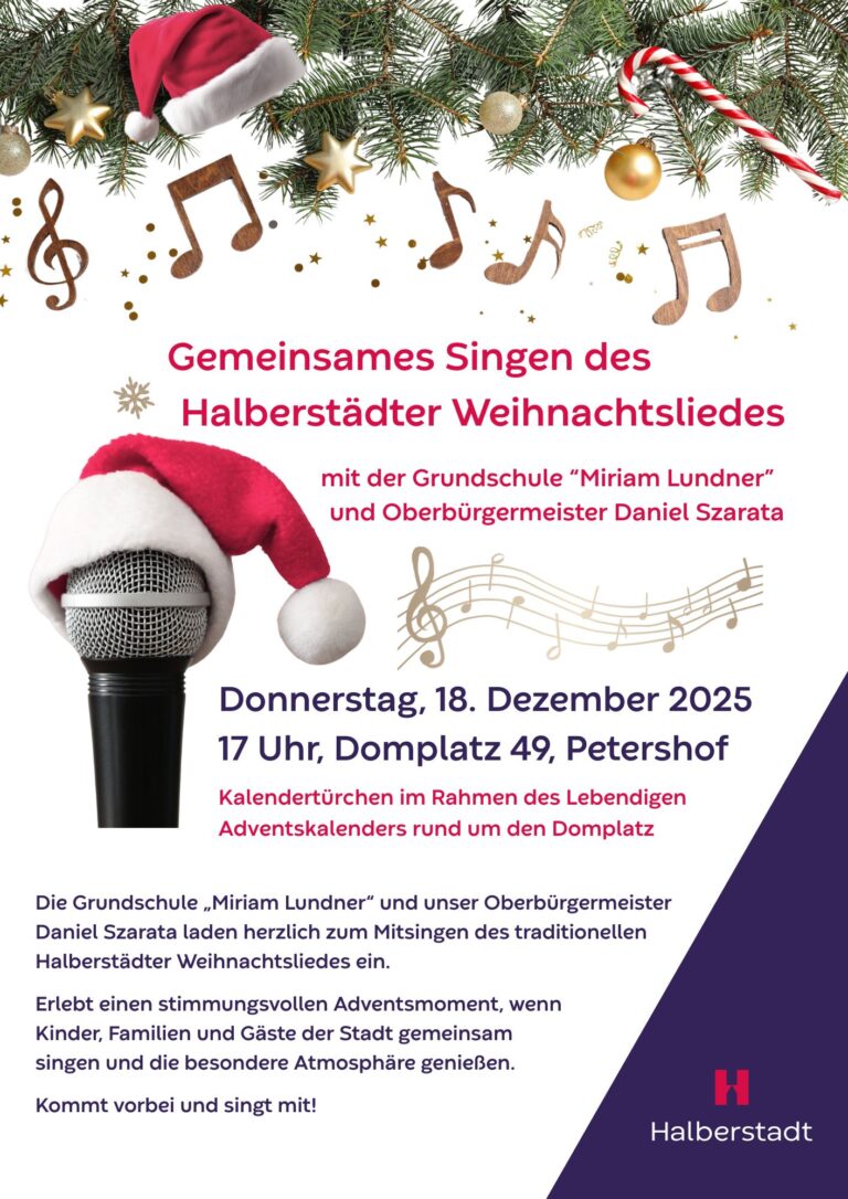 Gemeinsames Weihnachtsliedersingen