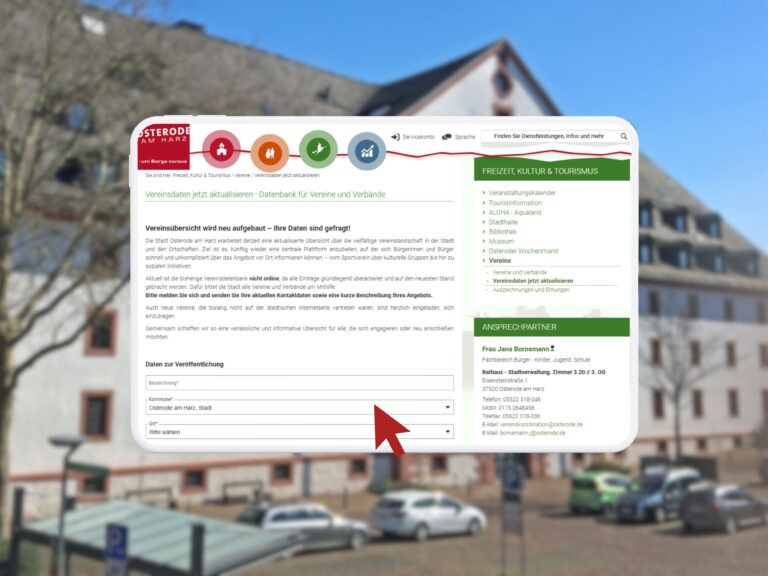 Neuauflage der Datenbank fuer Vereine und ehrenamtliches Engagement