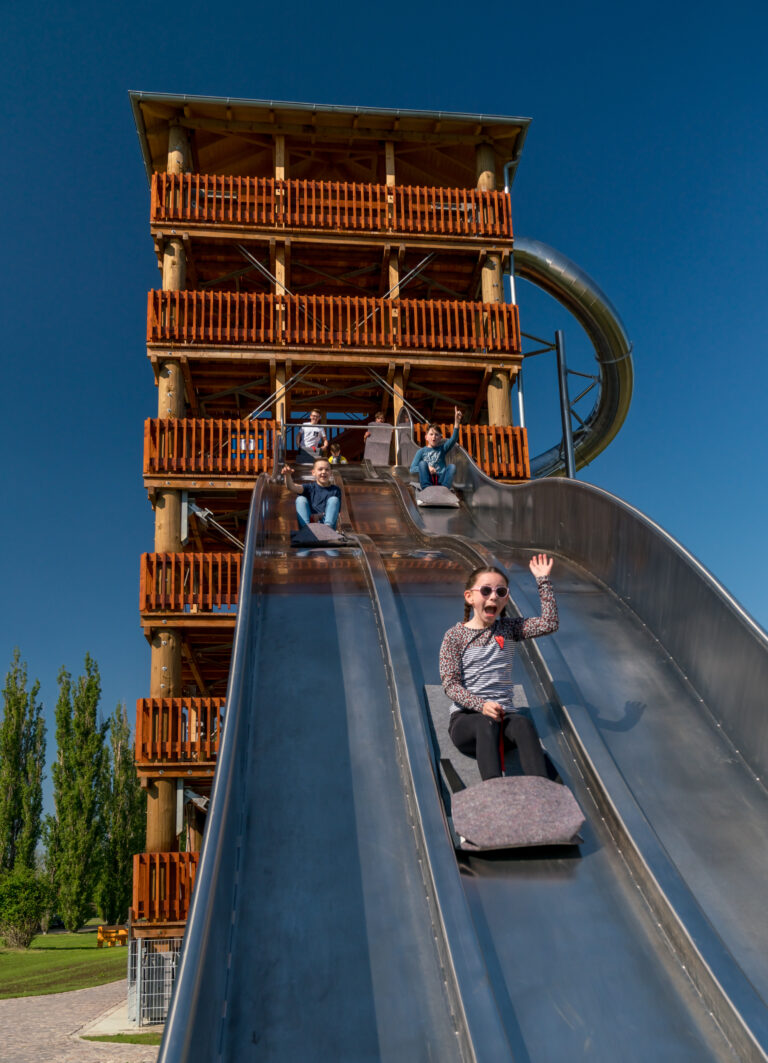 Rutschenturm Elbauenpark Foto Andreas Lander