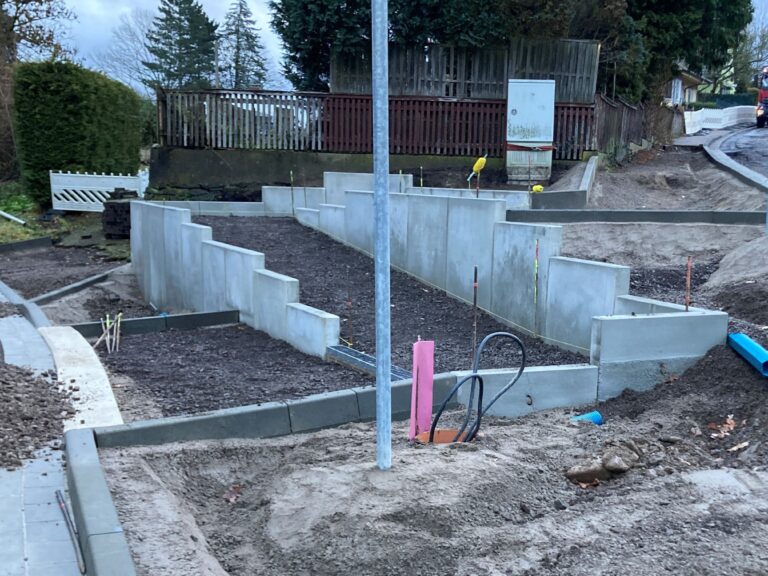 Bau der Rampenanlage