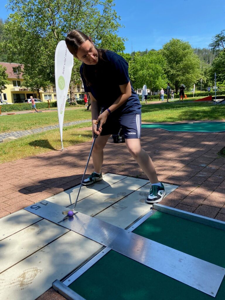 Die Junioren Weltmeisterin Felicitas Haubrock