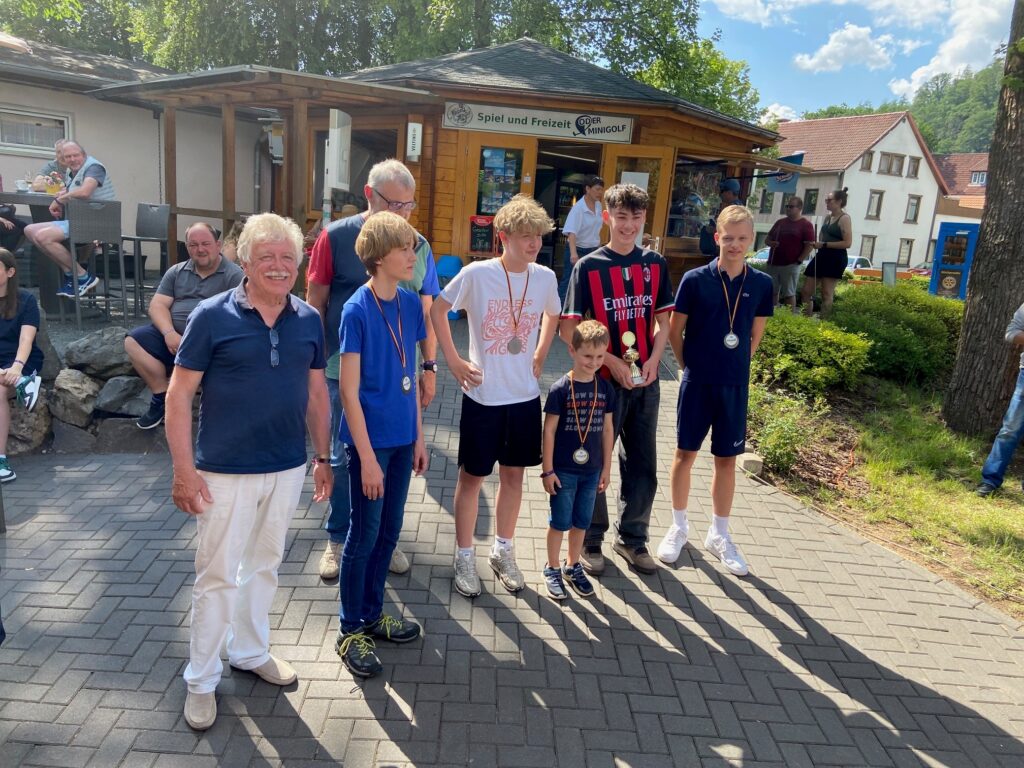 Gero Froehlich ich bei der Preisverleihung fuer Jugendliche beim Fun Event