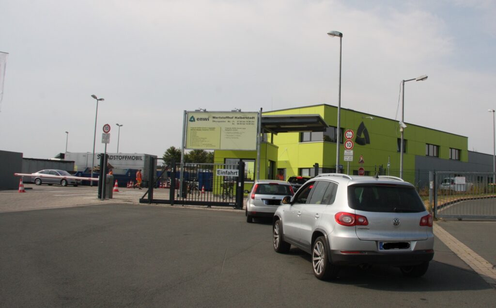 Zufahrt Wertstoffhof Halberstadt