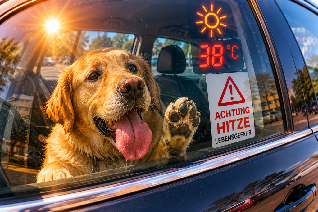 Überhitze Autos können Hunde schnell in Lebensgefahr bringen
