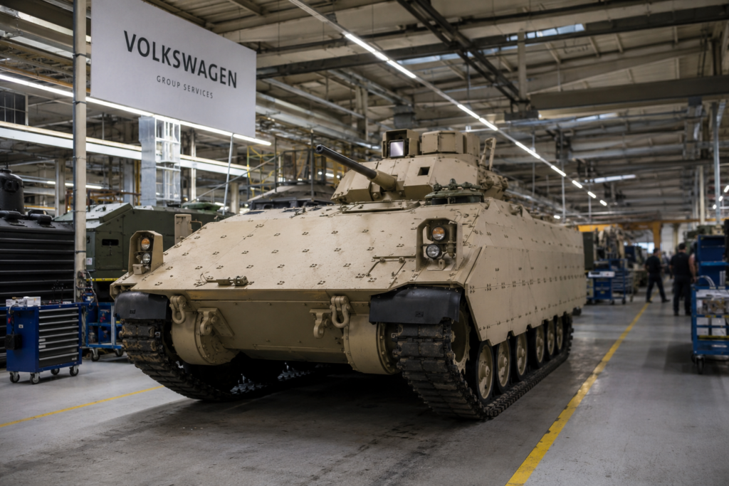 Das Volkswagen-Werk in Osnabrück bereitet sich auf die Rüstungsproduktion vor
