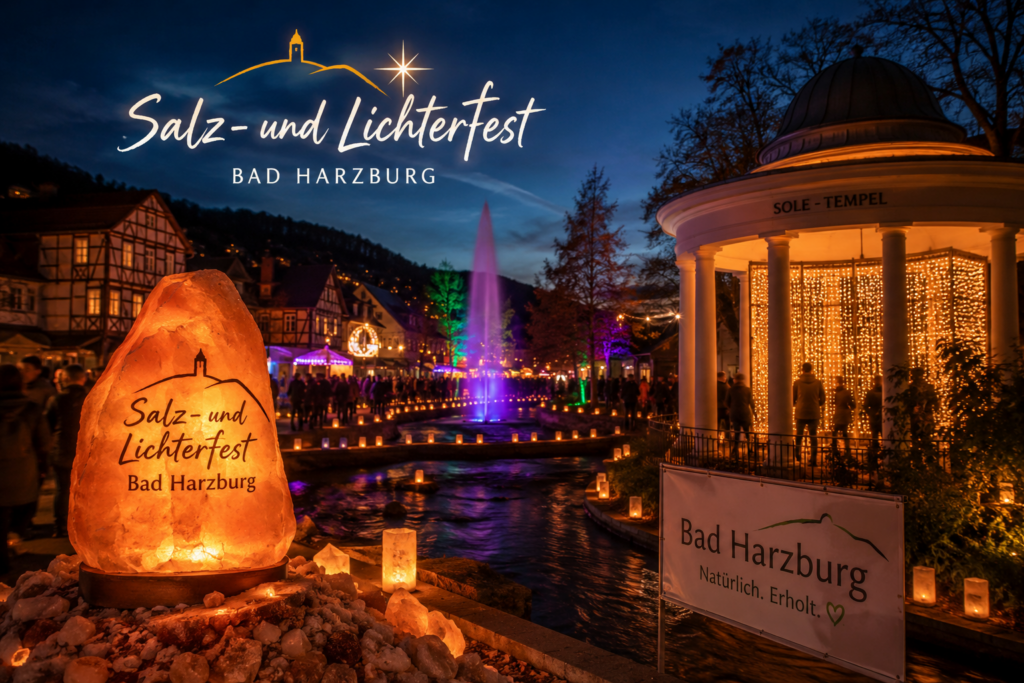 Das Salz- und Lichterfest in Bad Harzburg 2026 zählt zu den Sommerhighlights im Harz