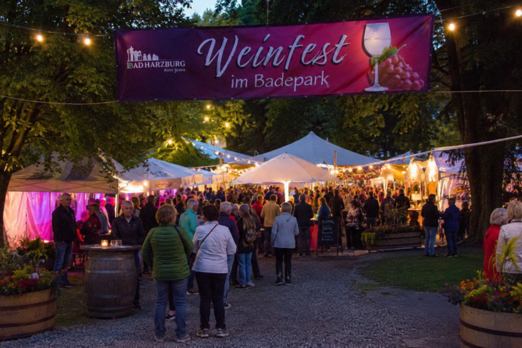 Heute fällt der Startschuss für das beliebte Weinfest im Badepark von Bad Harzburg