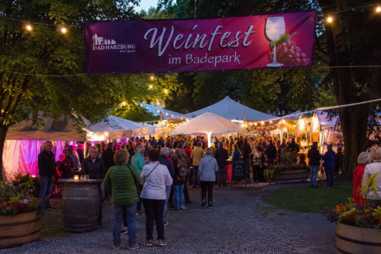 Heute fällt der Startschuss für das beliebte Weinfest im Badepark von Bad Harzburg