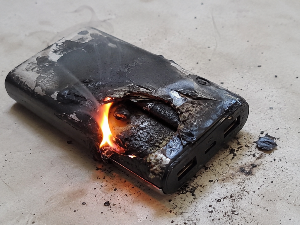 In der Hosentasche eines 13-Jährigen ist eine Powerbank explodiert und hat den Jungen schwer verletzt