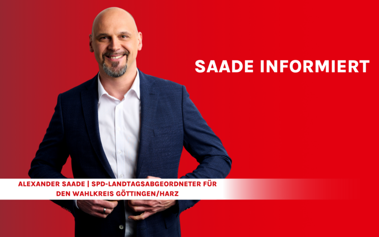 Sharepic Saade informiert 1