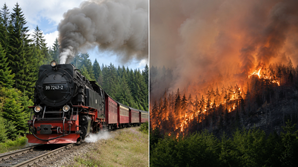 Bis zur nächsten Pausw fahren die Dampfloks der HSB wieder auf den Brocken