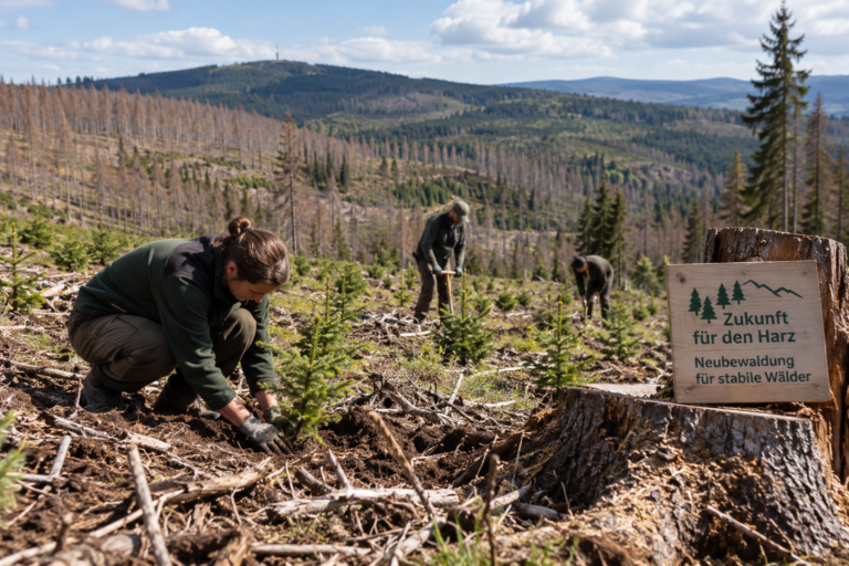 Die Landesregierung von Niedersachsen will den Wald im Harz widerstandsfähiger machen