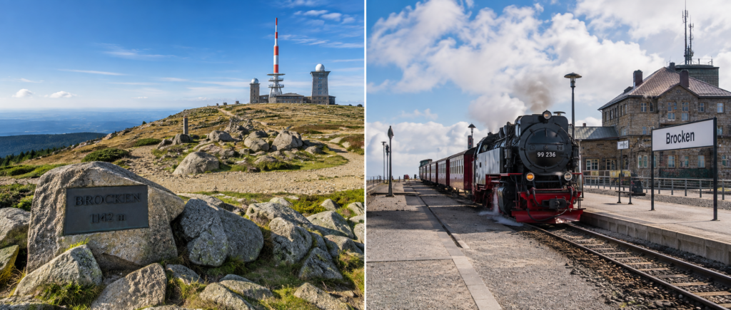 Auf dem Brockenplateau wird gerade kräftig gebaut