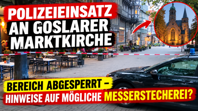 Polizeieinsatz an Goslars Marktkirche